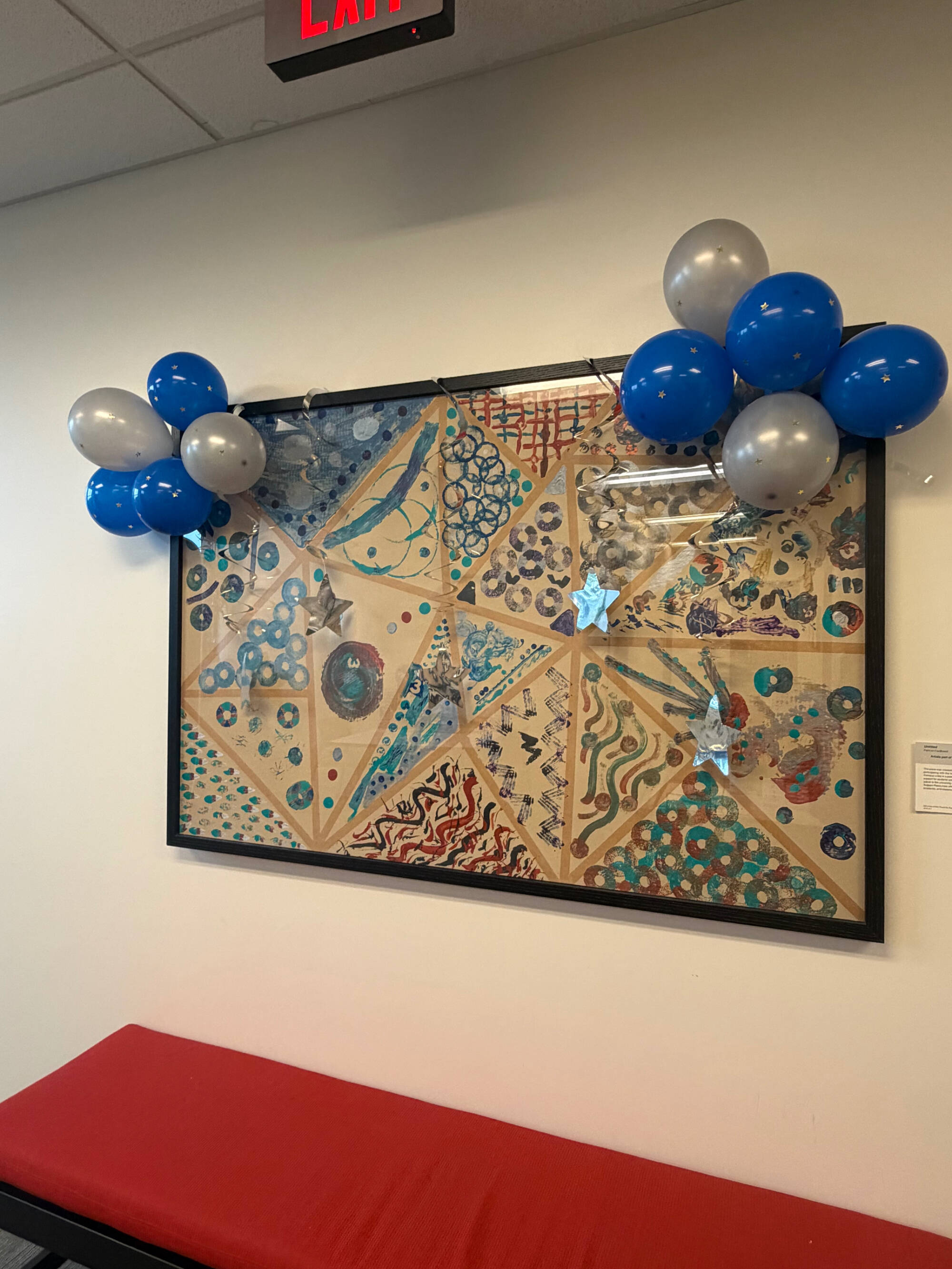 Photo of homecoming decorations